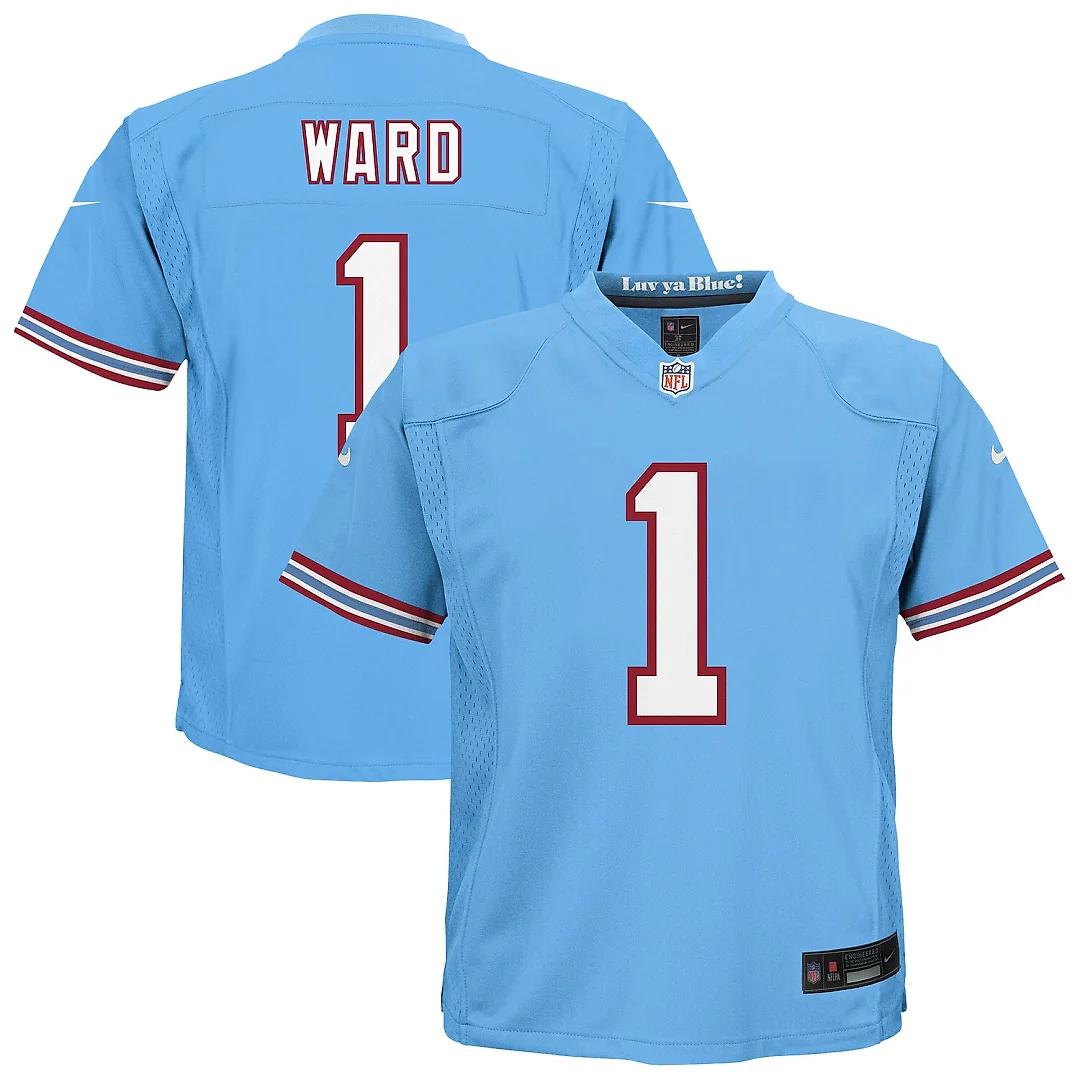 Zennovawear Cameron Ward Tennessee Titans Toddler Alternate 2 Game Jersey - Light Blue