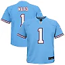 Zennovawear Cameron Ward Tennessee Titans Toddler Alternate 2 Game Jersey - Light Blue