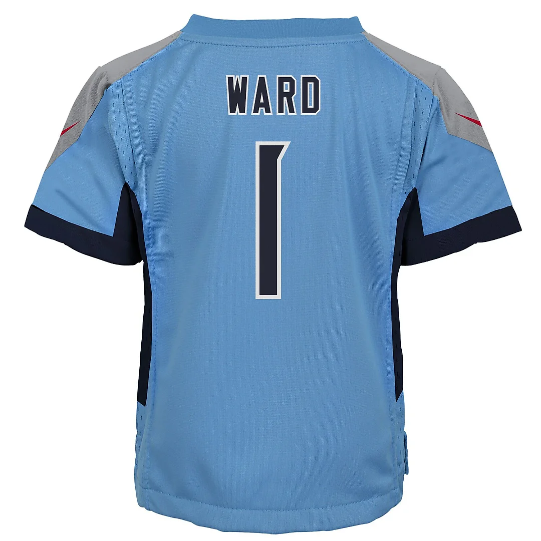 Zennovawear Cameron Ward Tennessee Titans Toddler Game Jersey - Light Blue