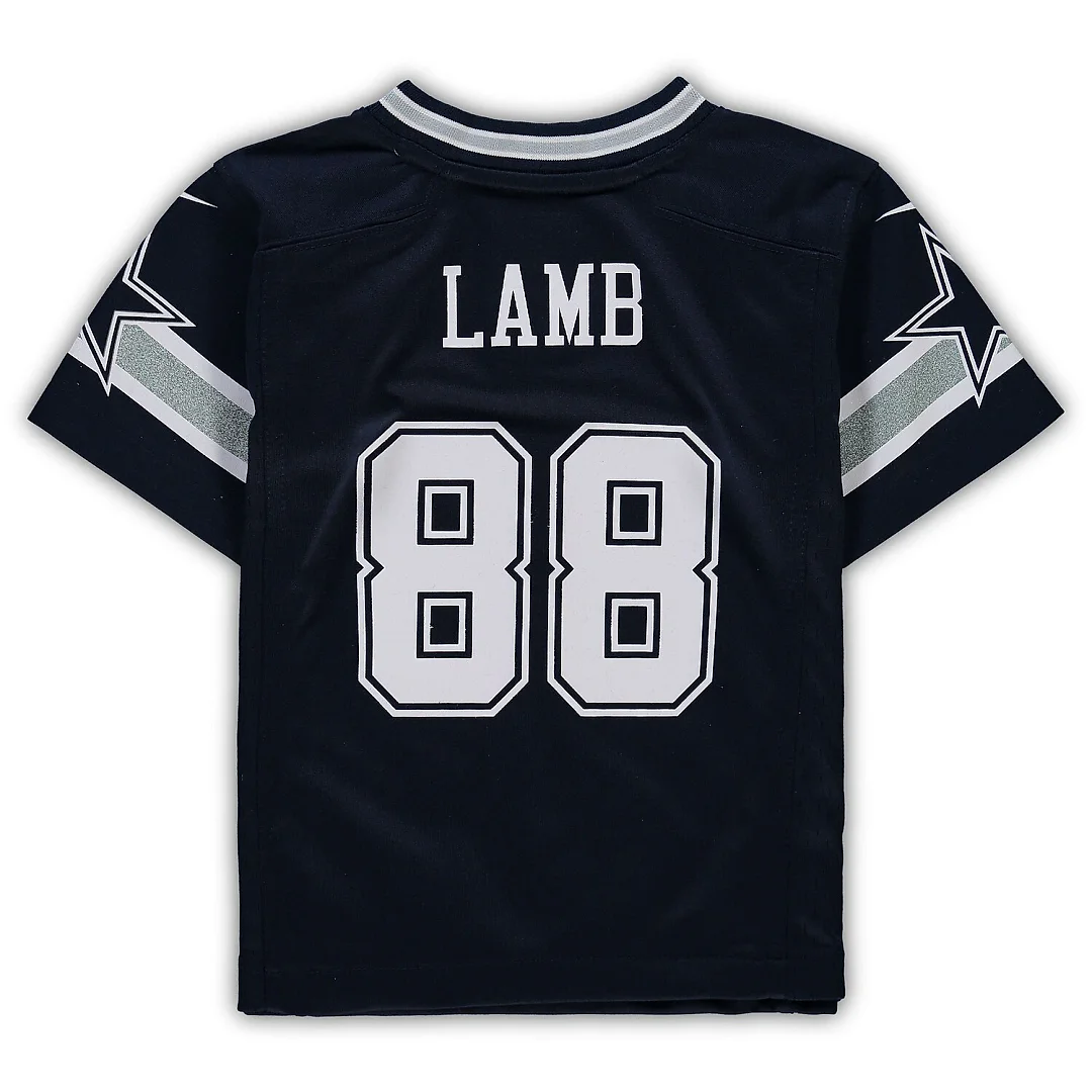 Zennovawear CeeDee Lamb Dallas Cowboys Toddler Player Game Jersey - Navy