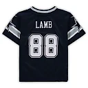 Zennovawear CeeDee Lamb Dallas Cowboys Toddler Player Game Jersey - Navy