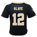 Zennovawear Chris Olave New Orleans Saints Toddler Game Jersey - Black