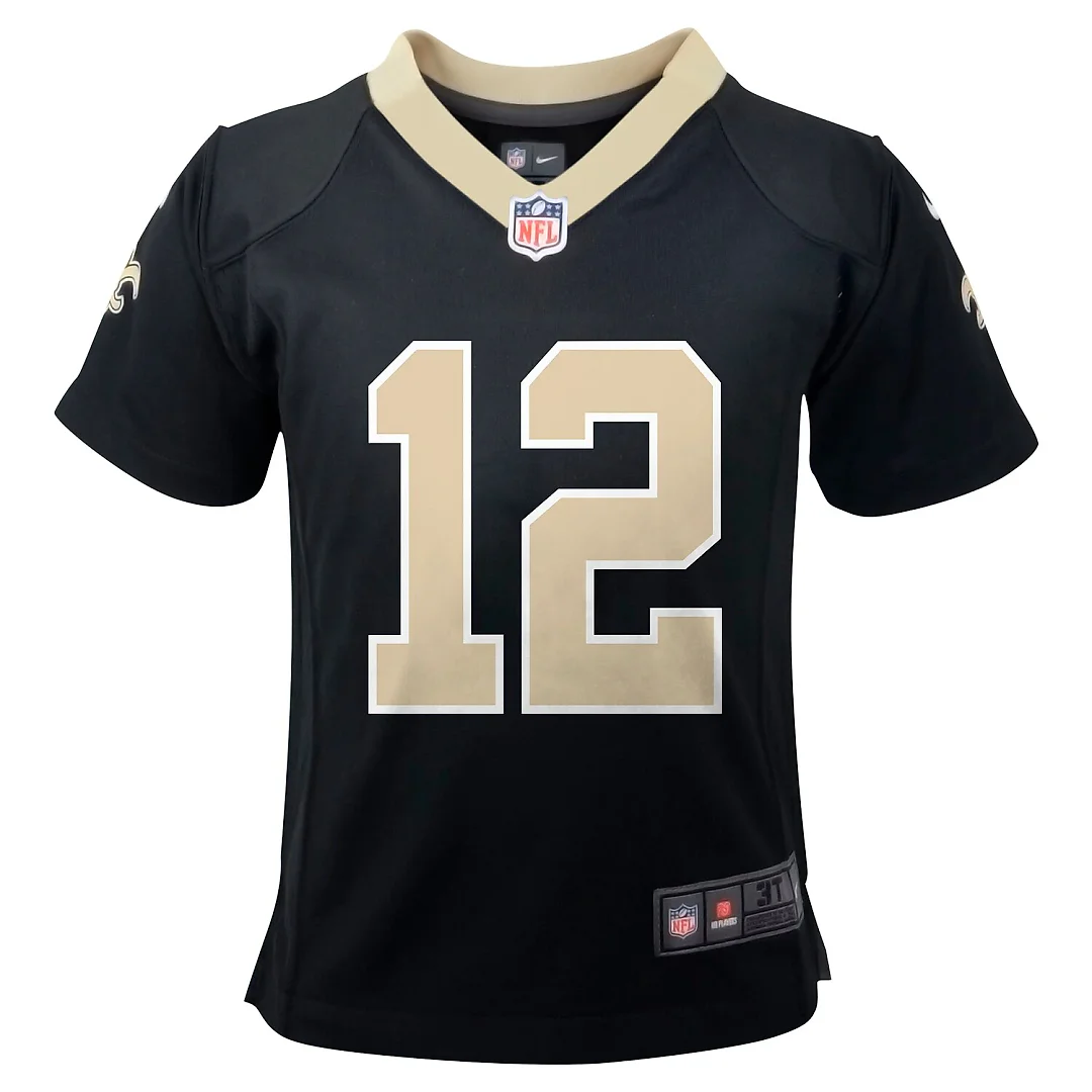 Zennovawear Chris Olave New Orleans Saints Toddler Game Jersey - Black