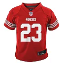 Zennovawear Christian McCaffrey San Francisco 49ers Toddler Game Jersey - Scarlet