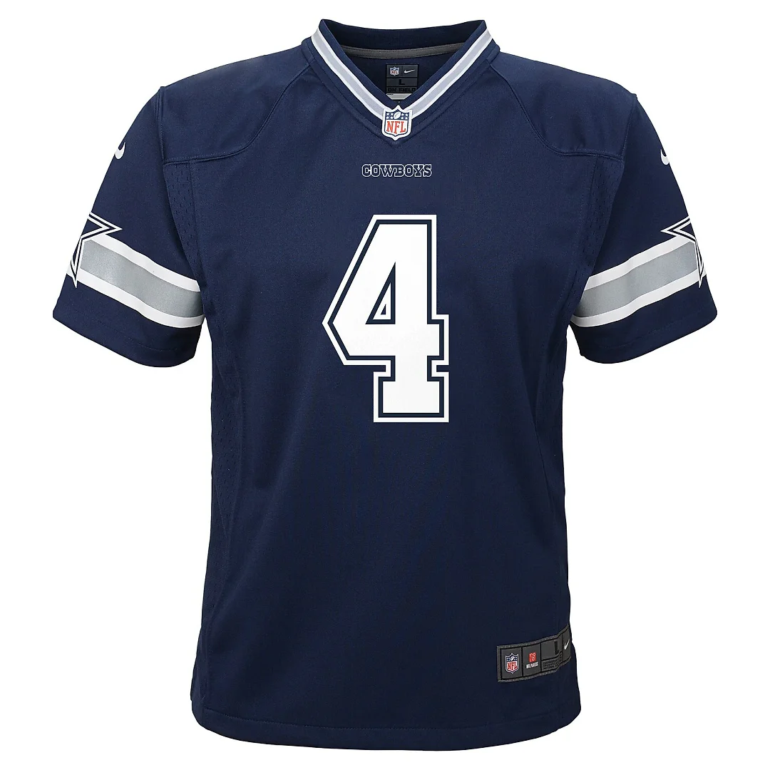Zennovawear Dak Prescott Dallas Cowboys Toddler Team Game Jersey - Navy