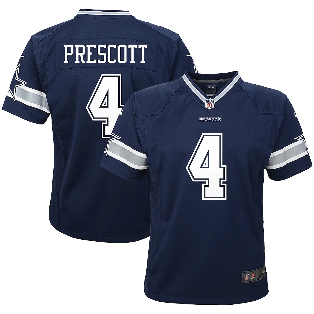 Zennovawear Dak Prescott Dallas Cowboys Toddler Team Game Jersey - Navy