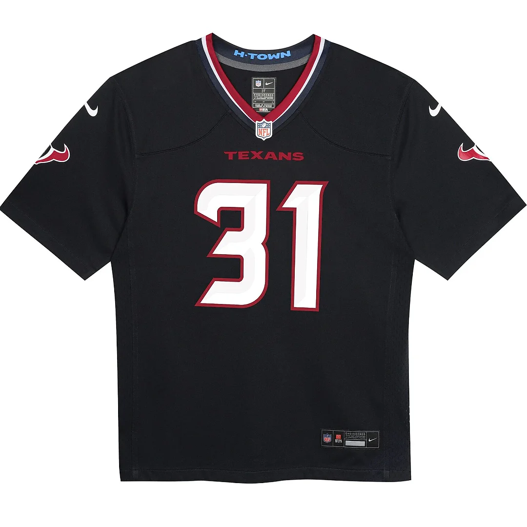 Zennovawear Dameon Pierce Houston Texans Toddler Game Jersey - Navy