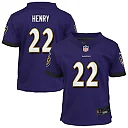 Zennovawear Derrick Henry Baltimore Ravens Toddler Game Jersey - Purple