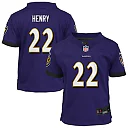 Zennovawear Derrick Henry Baltimore Ravens Toddler Game Jersey - Purple