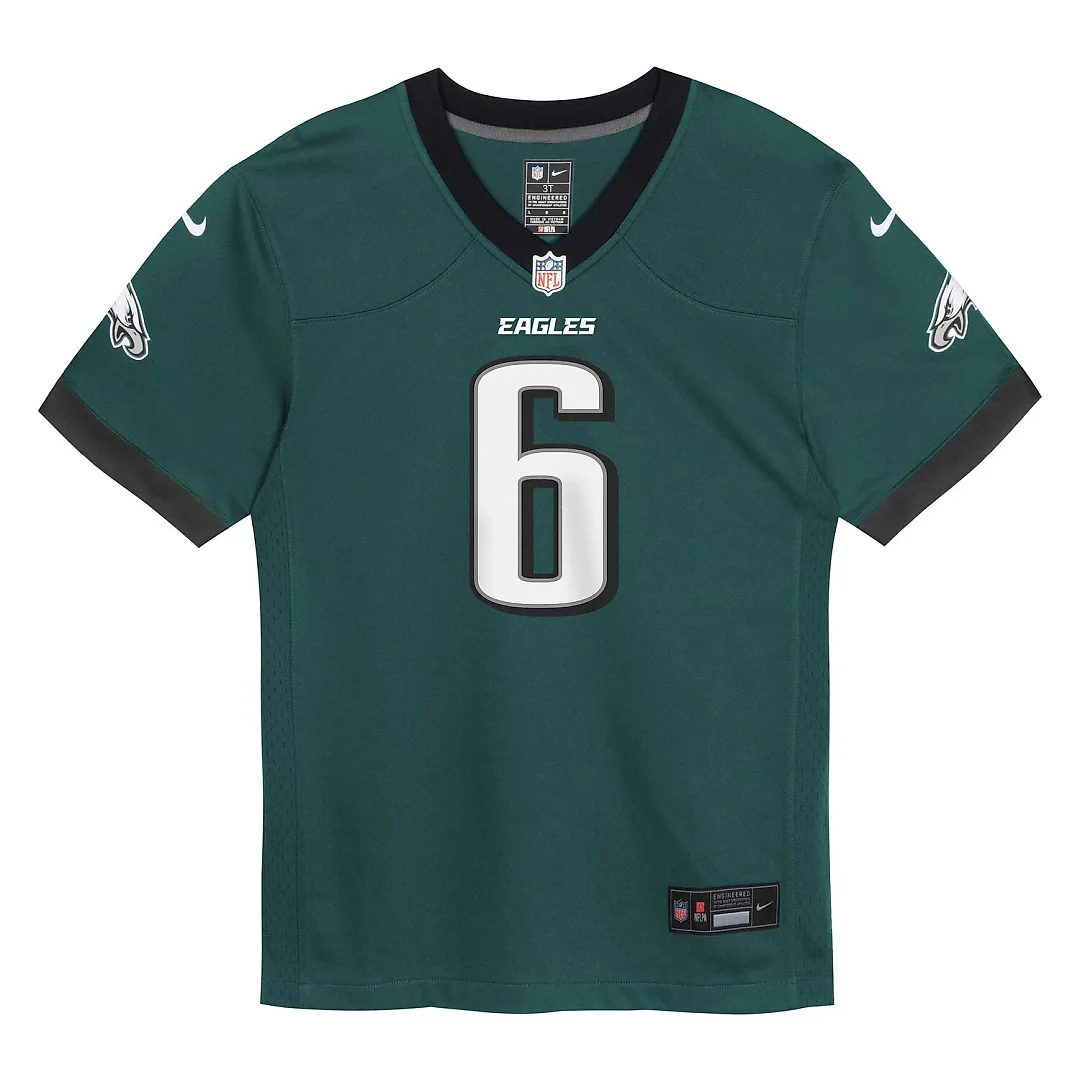 Zennovawear DeVonta Smith Philadelphia Eagles Toddler Game Jersey - Midnight Green