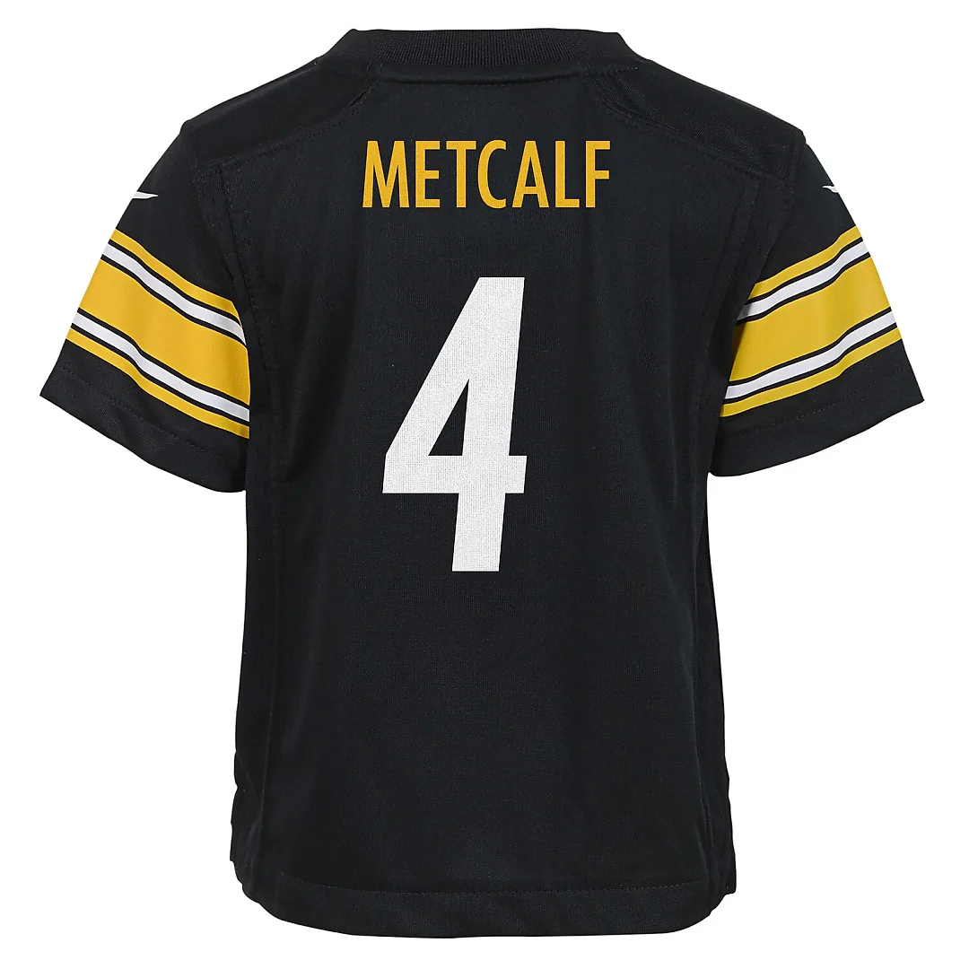 Zennovawear D.K. Metcalf Pittsburgh Steelers Toddler Team Game Jersey - Black