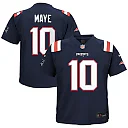 Zennovawear Drake Maye New England Patriots Toddler Game Jersey - Navy