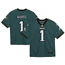 Zennovawear Jalen Hurts Philadelphia Eagles Toddler Team Game Jersey - Midnight Green