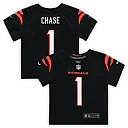 Zennovawear Ja'Marr Chase Cincinnati Bengals Toddler Game Jersey - Black
