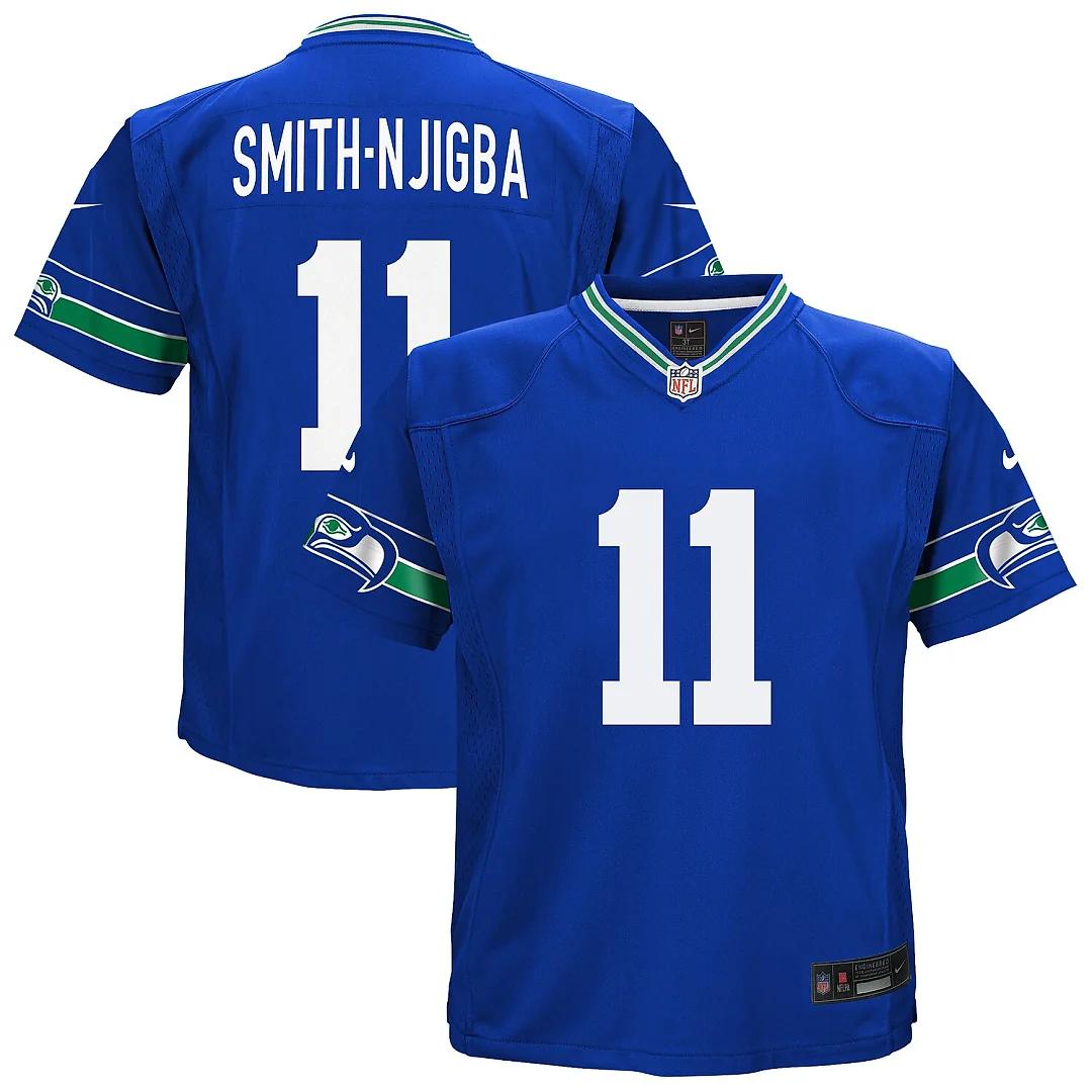Zennovawear Jaxon Smith-Njigba Seattle Seahawks Toddler Alternate Game Jersey - Royal