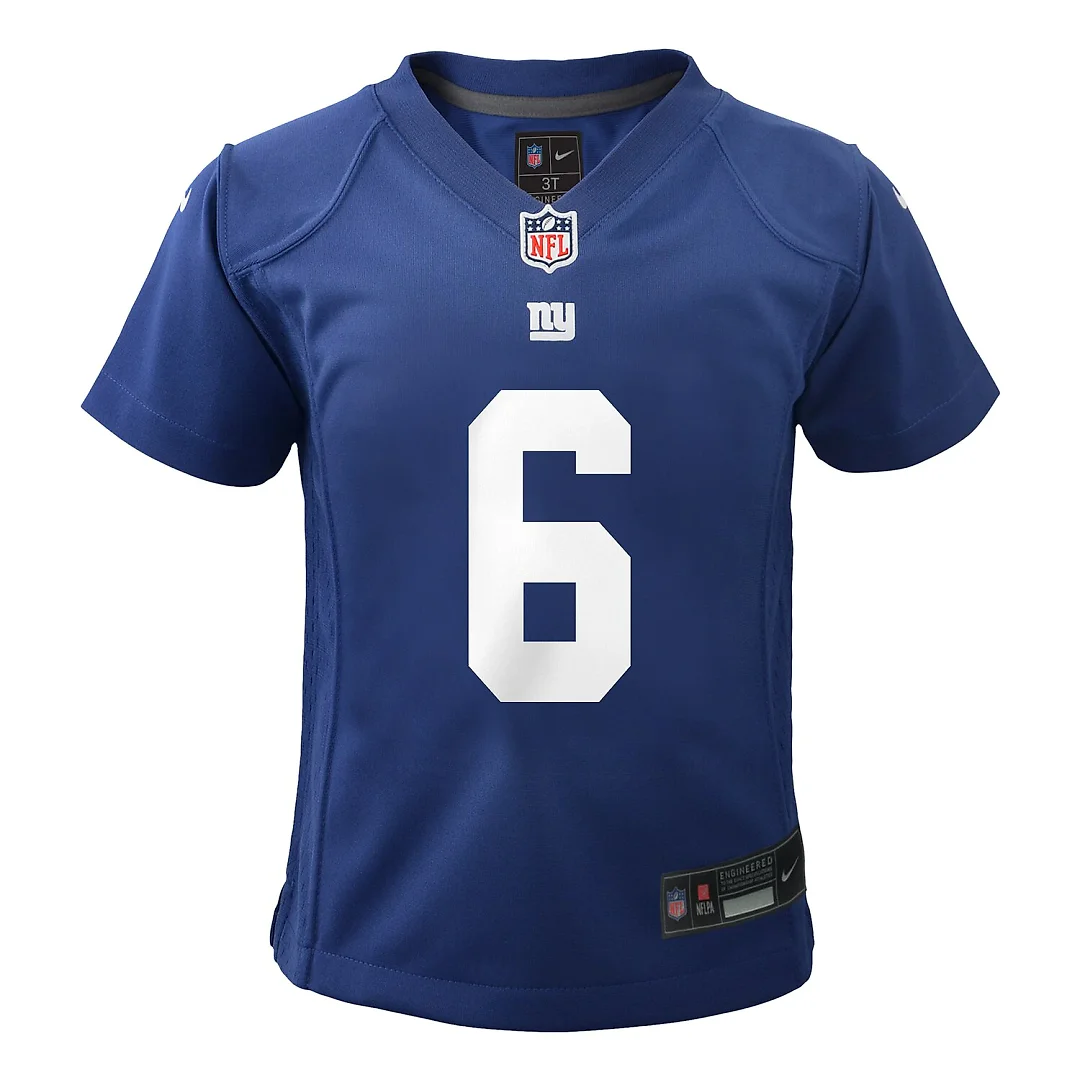 Zennovawear Jaxson Dart New York Giants Toddler Team Game Jersey - Royal
