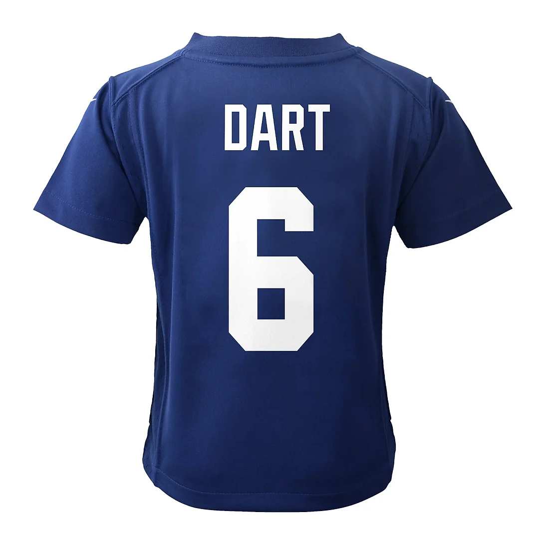 Zennovawear Jaxson Dart New York Giants Toddler Team Game Jersey - Royal