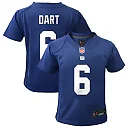 Zennovawear Jaxson Dart New York Giants Toddler Team Game Jersey - Royal