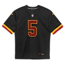 Zennovawear Jayden Daniels Washington Commanders Toddler Alternate Game Jersey - Black