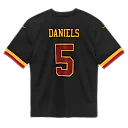Zennovawear Jayden Daniels Washington Commanders Toddler Alternate Game Jersey - Black