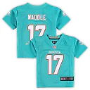 Zennovawear Jaylen Waddle Miami Dolphins Toddler Game Jersey - Aqua