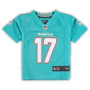 Zennovawear Jaylen Waddle Miami Dolphins Toddler Game Jersey - Aqua