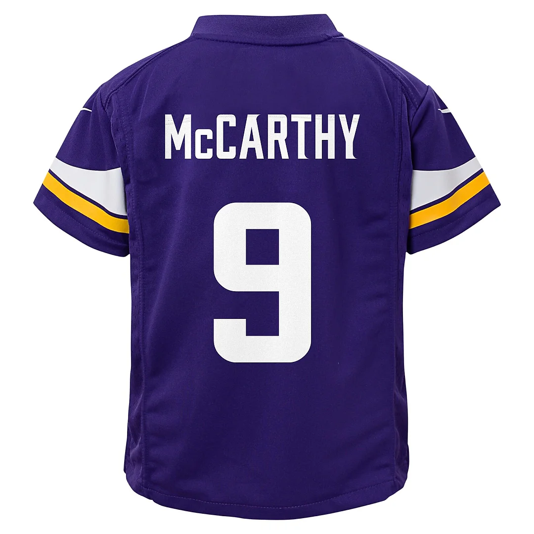 Zennovawear J.J. McCarthy Minnesota Vikings Toddler Game Jersey - Purple