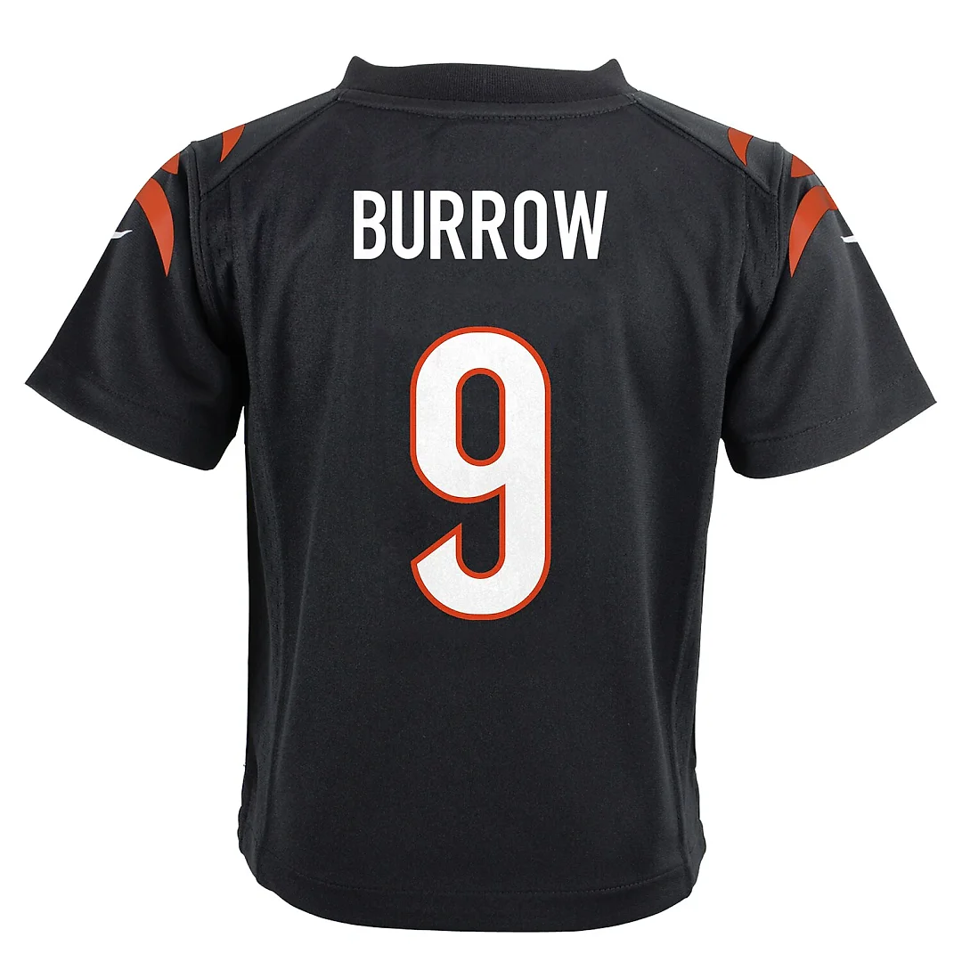 Zennovawear Joe Burrow Cincinnati Bengals Toddler Game Jersey - Black