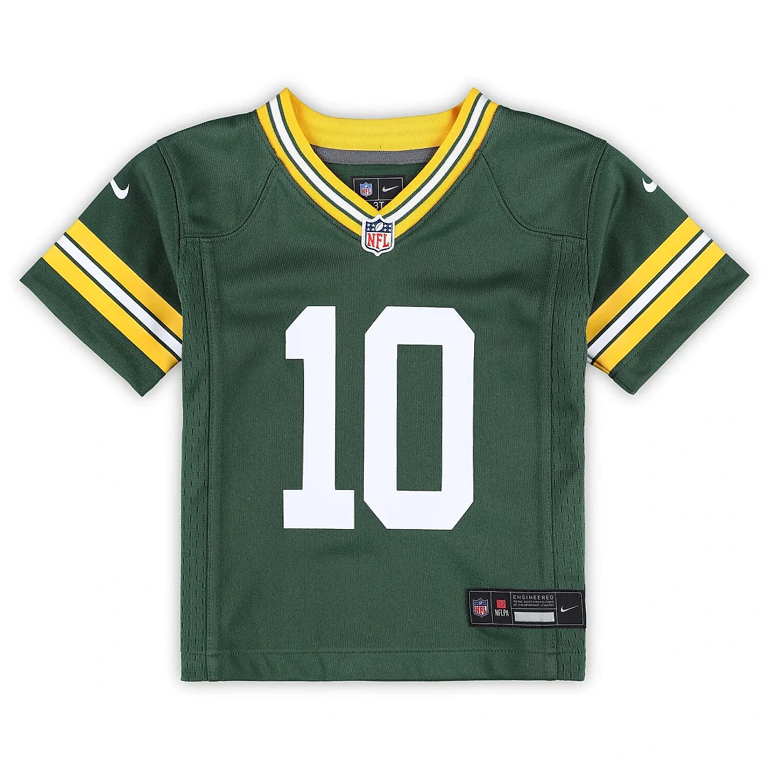 Zennovawear Jordan Love Green Bay Packers Toddler Game Jersey - Green