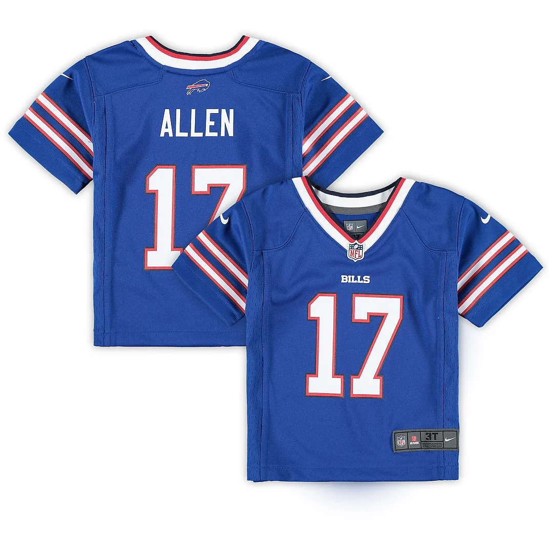 Zennovawear Josh Allen Buffalo Bills Toddler Game Jersey - Royal