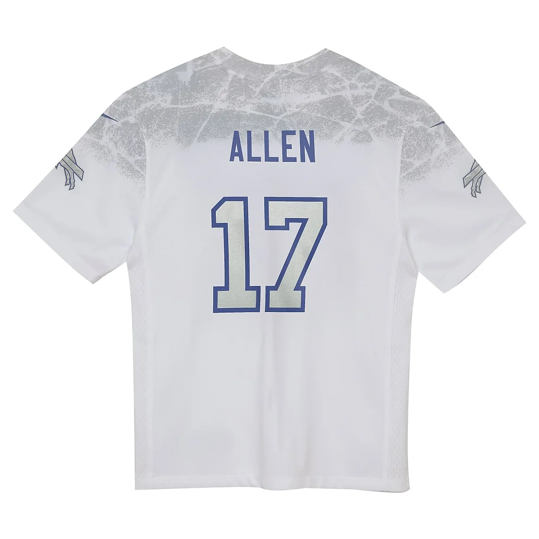 Zennovawear Josh Allen Buffalo Bills Toddler 2025 Rivalries Collection Game Jersey - White
