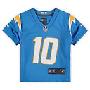 Zennovawear Justin Herbert Los Angeles Chargers Toddler Game Jersey - Powder Blue