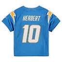 Zennovawear Justin Herbert Los Angeles Chargers Toddler Game Jersey - Powder Blue