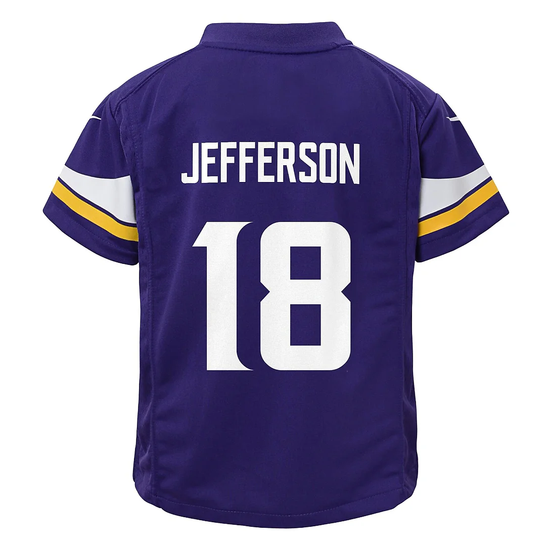 Zennovawear Justin Jefferson Minnesota Vikings Toddler Game Jersey - Purple