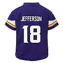 Zennovawear Justin Jefferson Minnesota Vikings Toddler Game Jersey - Purple