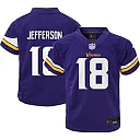 Zennovawear Justin Jefferson Minnesota Vikings Toddler Game Jersey - Purple