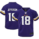 Zennovawear Justin Jefferson Minnesota Vikings Toddler Game Jersey - Purple