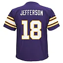 Zennovawear Justin Jefferson Minnesota Vikings Toddler Alternate Game Jersey - Purple