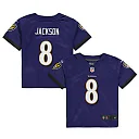 Zennovawear Lamar Jackson Baltimore Ravens Toddler Game Jersey - Purple