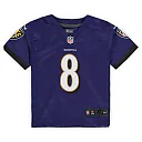 Zennovawear Lamar Jackson Baltimore Ravens Toddler Game Jersey - Purple