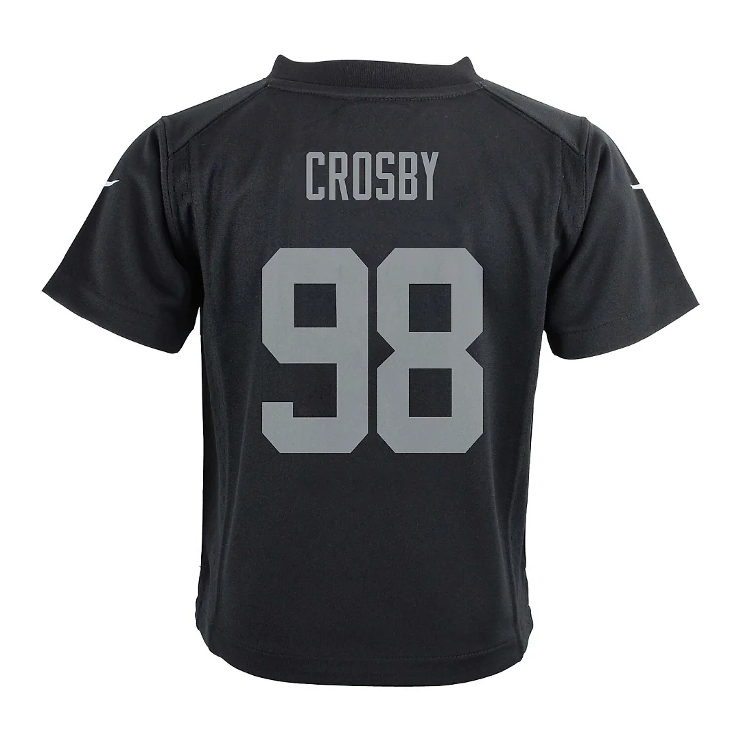 Zennovawear Maxx Crosby Las Vegas Raiders Toddler Game Jersey - Black