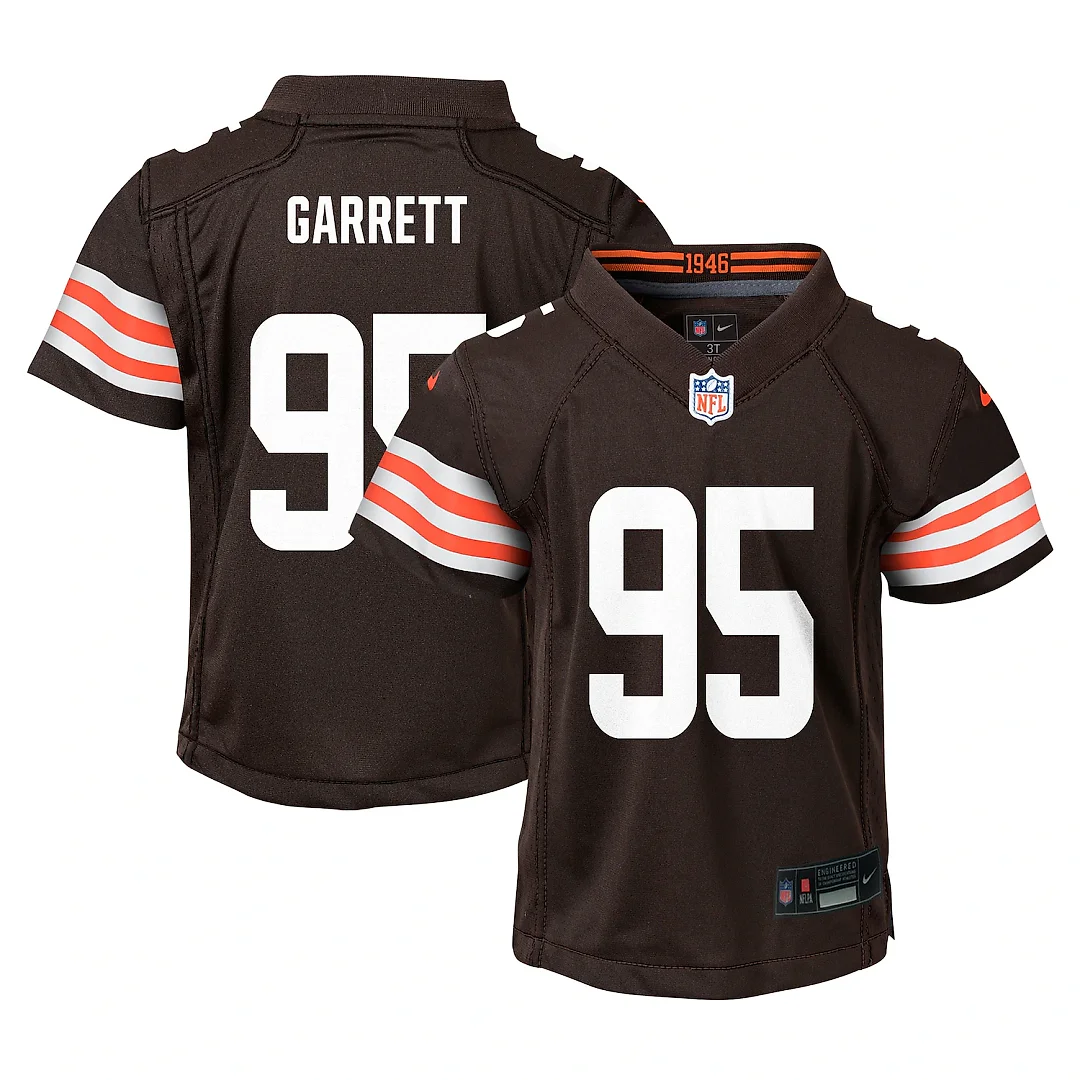 Zennovawear Myles Garrett Cleveland Browns Toddler Game Jersey - Brown