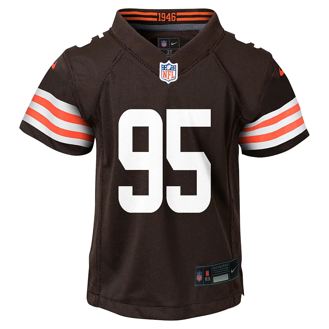Zennovawear Myles Garrett Cleveland Browns Toddler Game Jersey - Brown