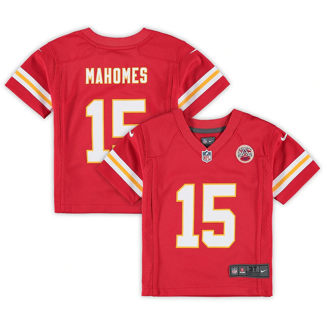 Zennovawear Patrick Mahomes Kansas City Chiefs Toddler Game Jersey - Red