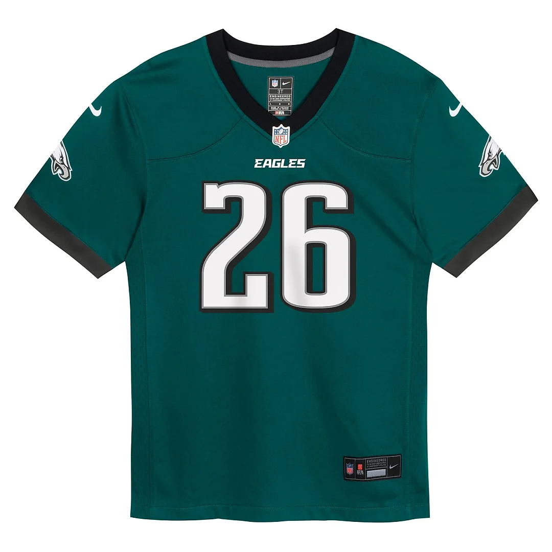Zennovawear Saquon Barkley Philadelphia Eagles Toddler Game Jersey - Midnight Green