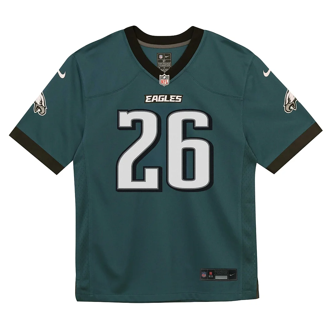 Zennovawear Saquon Barkley Philadelphia Eagles Toddler Team Game Jersey - Midnight Green