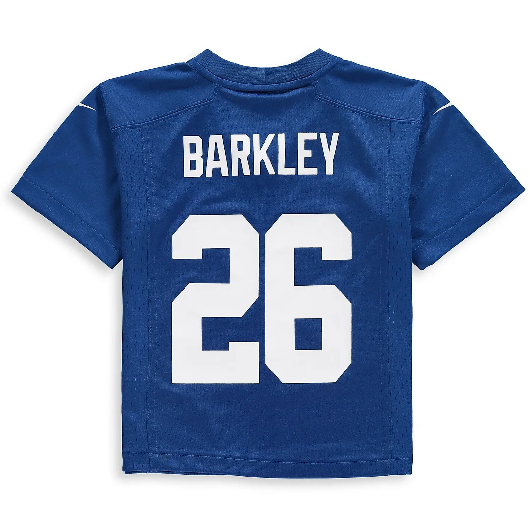 Zennovawear Saquon Barkley New York Giants Toddler Game Jersey - Royal