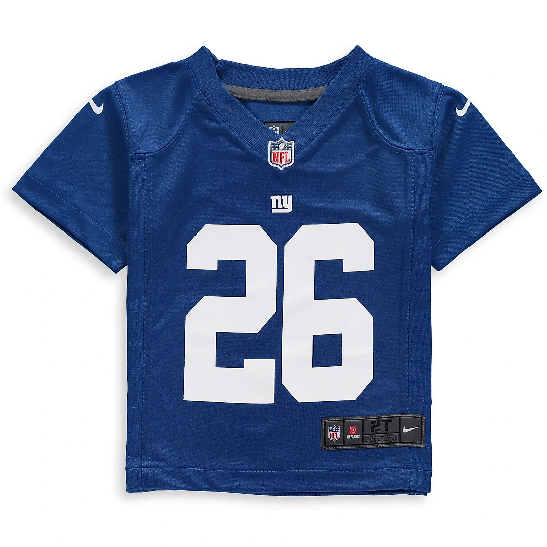 Zennovawear Saquon Barkley New York Giants Toddler Game Jersey - Royal
