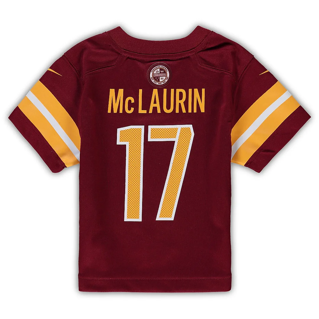 Zennovawear Terry McLaurin Washington Commanders Toddler Game Jersey - Burgundy
