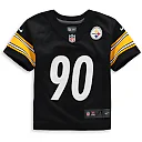 Zennovawear T.J. Watt Pittsburgh Steelers Toddler Game Jersey - Black